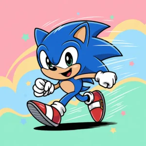 Sonic Easy Drawings