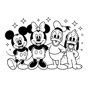 All Disney Characters Easy Drawing