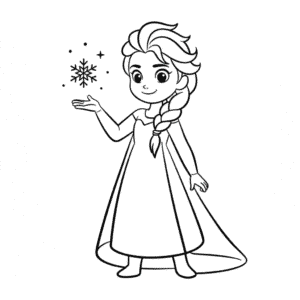 Anime Elsa Easy Drawing