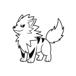Arcanin Pokémon Easy Drawing