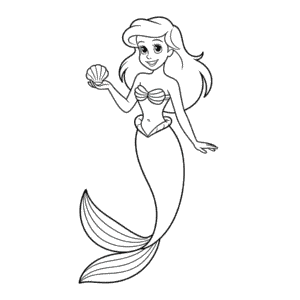 Ariel Disney Princesse Easy Drawing