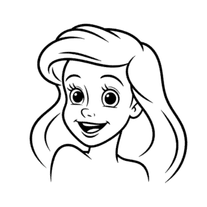 Ariel Face Easy Drawing