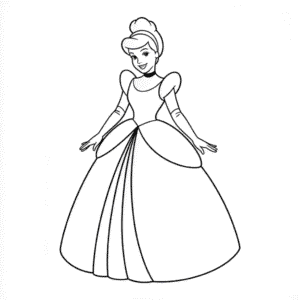 Cartoon Disney Princess Easy Drawing