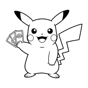 Cartoon Pikachu Easy Drawing