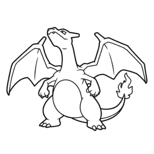 Charizard Anime Easy Drawing