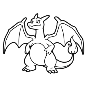 Charizard Pokémon Easy Drawing