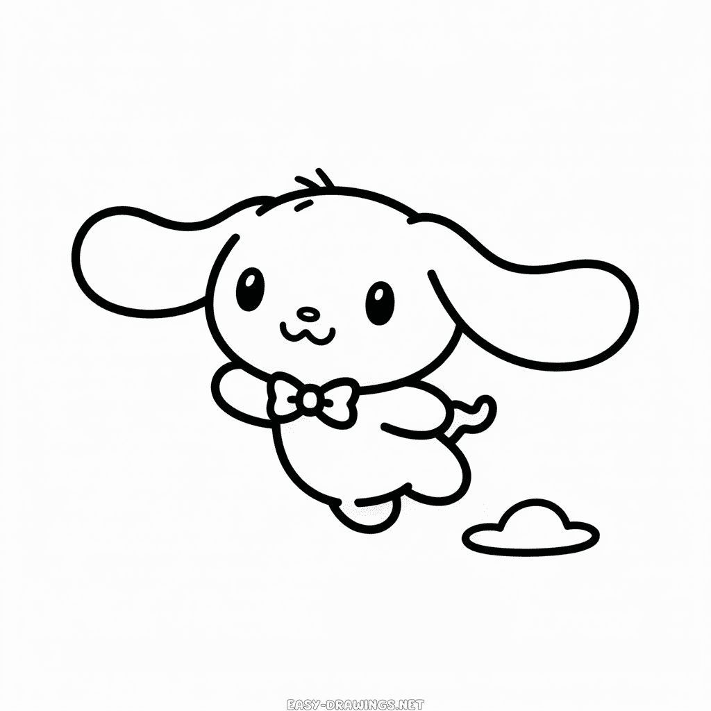 Cinnamoroll Hello Kitty Easy Drawing
