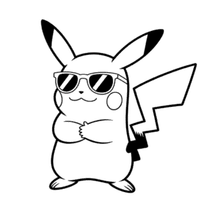 Cool Pikachu Easy Drawing