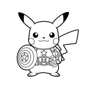Cosplay Pikachu Easy Drawing