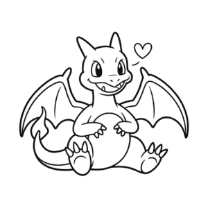 Cute Charizard Easy Drawing