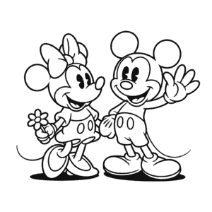 Disney Couple Easy Drawing