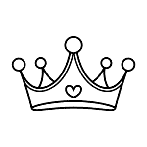 Disney Princess Crown Easy Drawing
