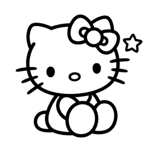 Kawaii Hello Kitty Easy Drawing