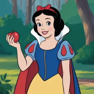 Snow White Easy Drawings