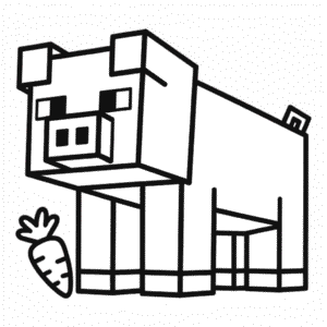 Animal Minecraft Easy Drawing