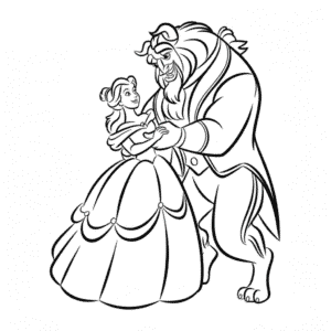 Beauty and the Beast Disney Easy Drawing