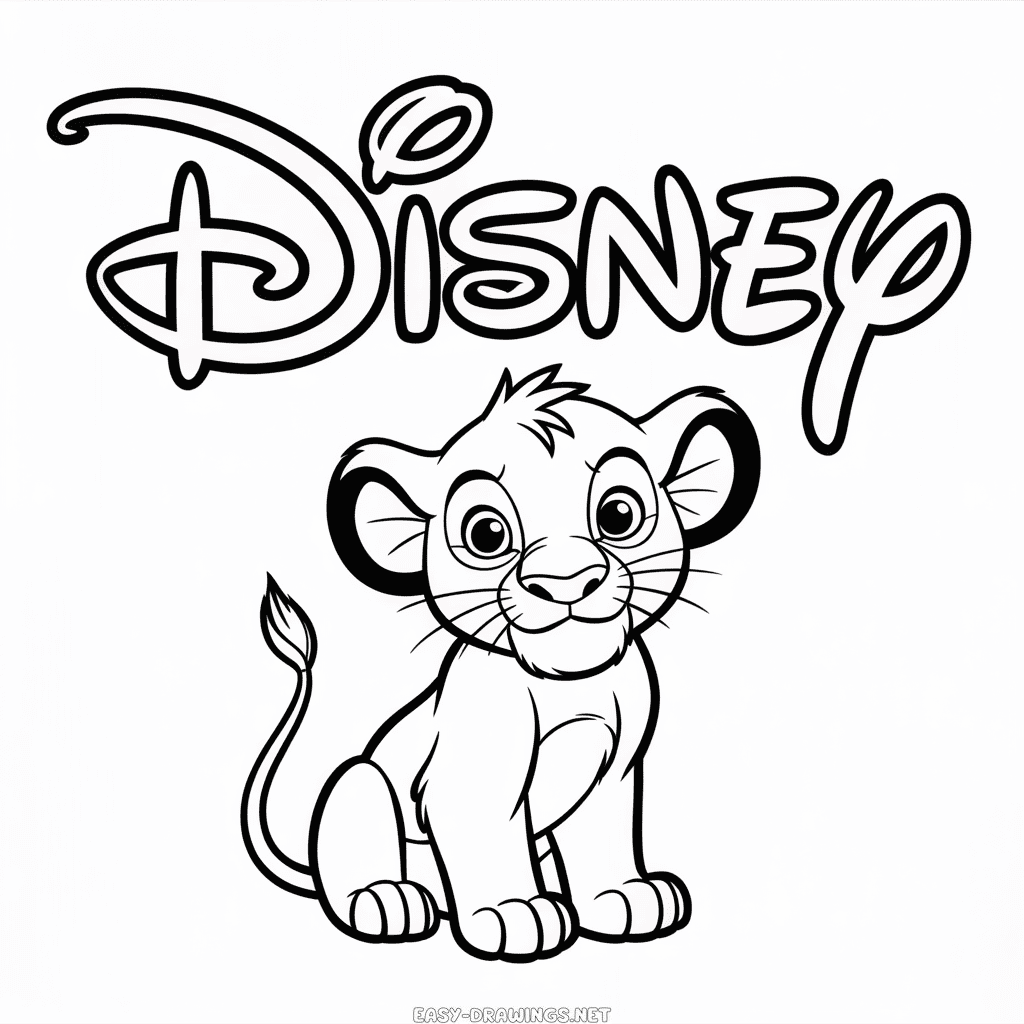 Disney The Lion King Easy Drawing