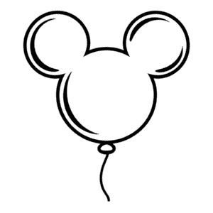 Mickey Balloon Easy Drawing