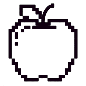 Minecraft Apple Easy Drawing