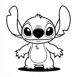 Pink Stitch Easy Drawing