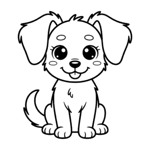 Anime Dog Easy Drawing