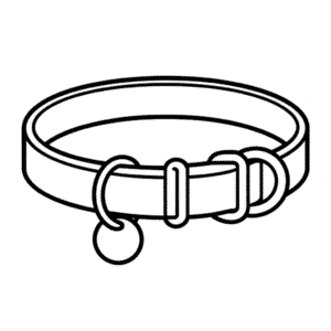 Dog Collar Easy Drawing