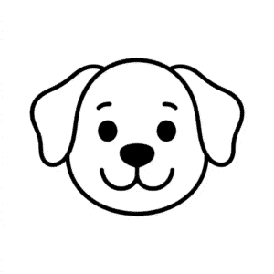 Dog Head Easy Drawing