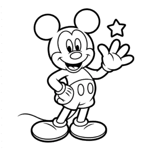 3d Mickey Easy Drawing