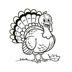 Animated movie turkey Easy Drawing