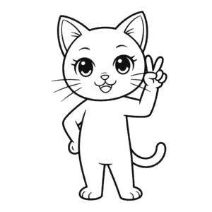Anime Cat Easy Drawing