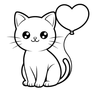 Anime Kawaii Cat Easy Drawing