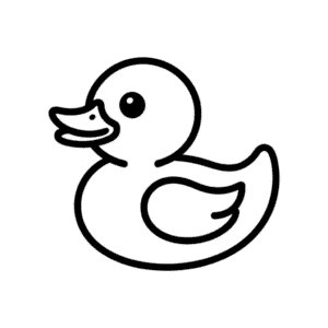 Rubber duck Easy Drawing