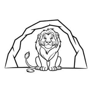 Cave The Lion King Easy Drawing