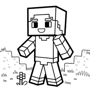 Chibi Minecraft Easy Drawing