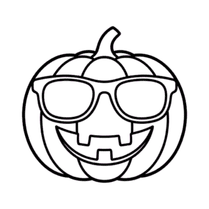 Cool Halloween Pumpkin Easy Drawing