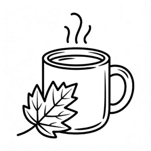 Cozy Fall Easy Drawing