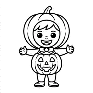 Cute Halloween Character Easy Drawing