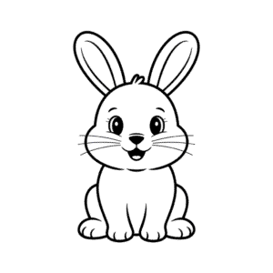Cute rabbit Easy Drawing