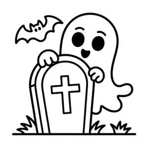 Cute Spooky Halloween Easy Drawing