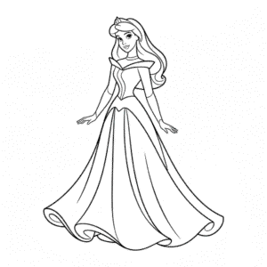 Disney Princess Dress Easy Drawing