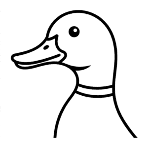 Duck head Easy Drawing