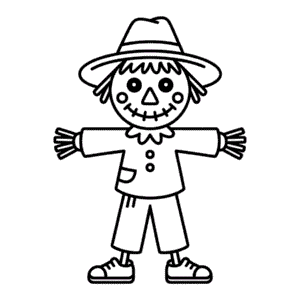 Fall Character Easy Drawing
