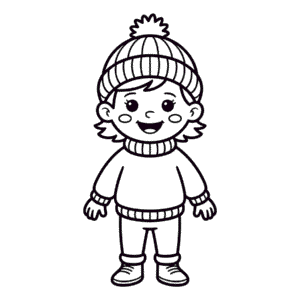 Fall Clothes Easy Drawing