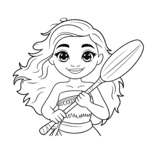 Moana Anime Easy Drawing