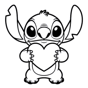 Stitch with Heart Easy Drawing