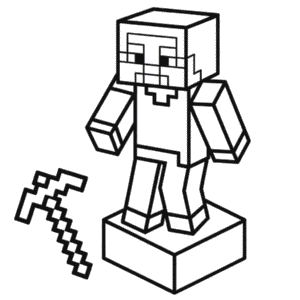 3D Minecraft Easy Drawing