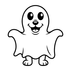 Animal in Halloween Costume Easy Drawing
