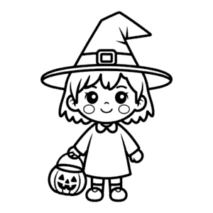 Cute Anime Halloween Easy Drawing