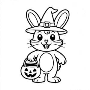 Cute Halloween Animal Easy Drawing