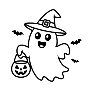 Cute Halloween Cartoon Easy Drawing